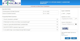 PFRDA Officer Grade ‘A’ (Assistant Manager) Admit Card 2022