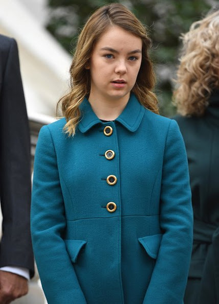 Princess Charlene, Princess Caroline of Hanover, Princess Stephanie, Princess Alexandra, Louis Ducruet, Andrea Casiraghi, his daughter India, Tatiana Santo Domingo, Sacha Casiraghi, Charlotte Casiraghi, Pierre Casiraghi and Beatrice Borromeo