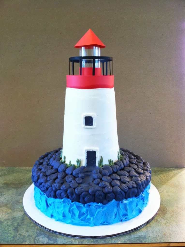 Pin Lighthouse Wedding Cake   Other Mixed Shaped Cakes  