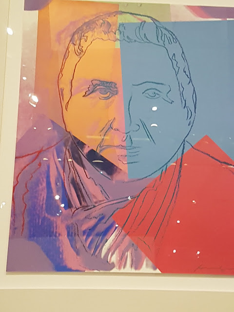 Ten portraits of jews of the 20th century. Gertrude Stein. Andy Warhol. 1980