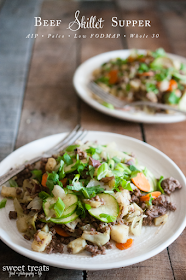 Beef Skillet Supper (Low FODMAP, AIP, Paleo, Whole 30)