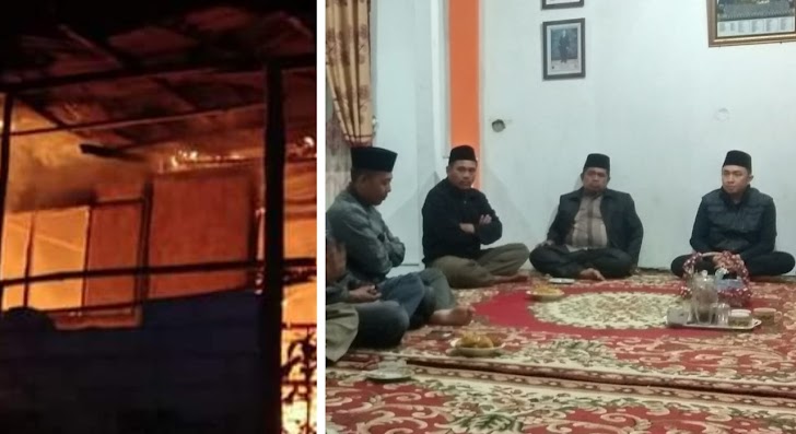 Fikar Azami Jenguk Korban Kebakaran