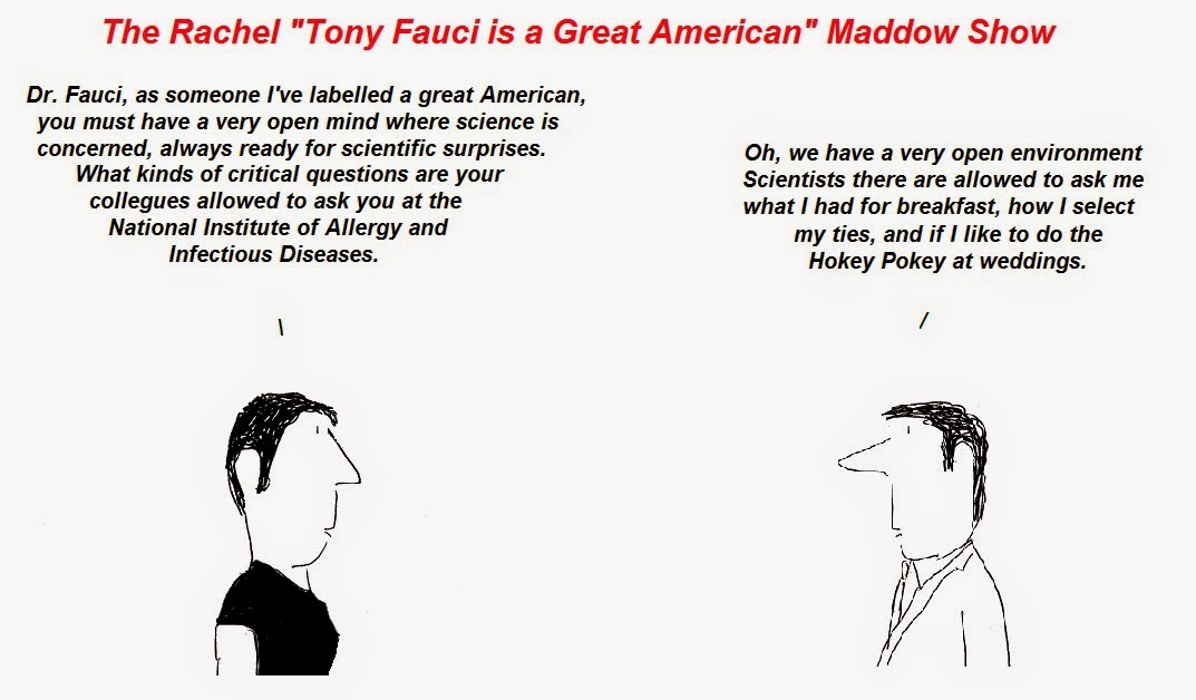 anthony fauci, rachel maddow, cfs, chronic fatigue syndrome, aids, cfs/aids apartheid, NIAID, msnbc