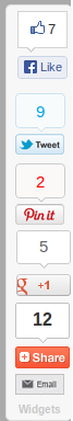 Traffic boosting Social sharing widget