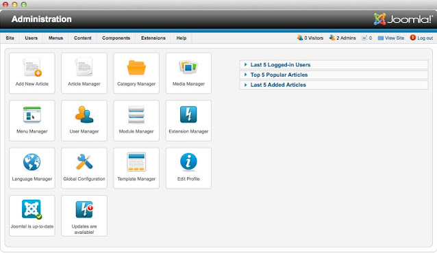 Back End Joomla