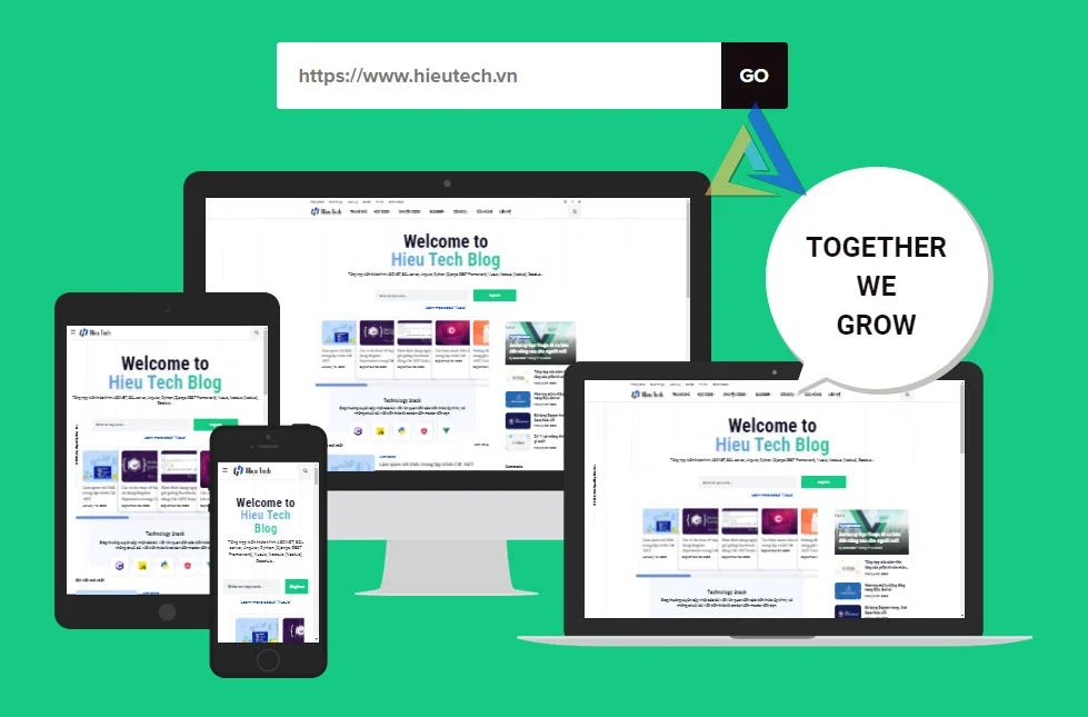 HieuTech Blogger Template 2023 - Together We Grow