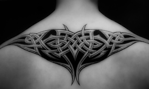 Celtic Tattoo Design for Back