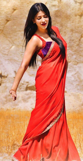 Shruti Hassan in sari 