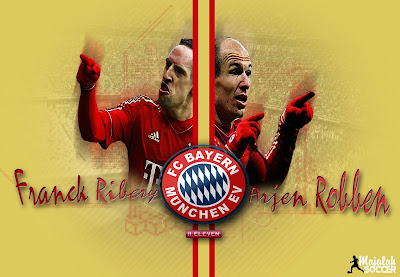 Wallpapers Frank Ribery dan Arjen Robben Bayern Munchen 2012-2013