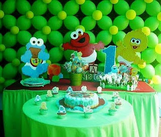 Elmo decoration for children parties