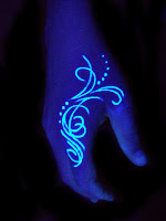 Black Light Tattoos Before and After