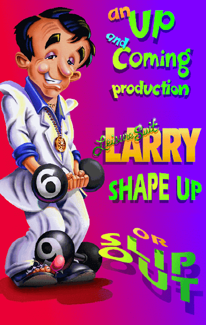 Leisure Suit Larry 6 DOS title screen