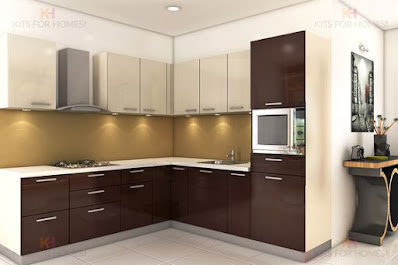 Desain Dapur Minimalis Bentuk L