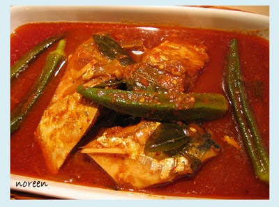 Cara masak asam pedas ikan parang  Cara Memasak