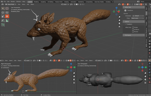 Creature animation (Alive animation course) 4