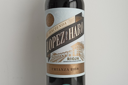 vino tinto de Rioja Hacienda Lopez de Haro crianza