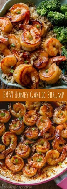 20 Minute Honey Garlic Shrimp Easy Recipes