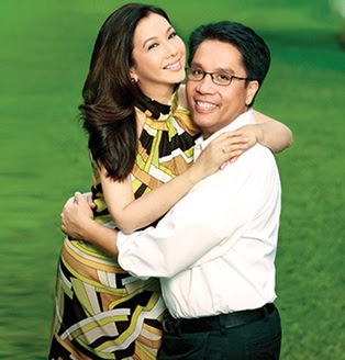 Korina Sanchez and Mar Roxas