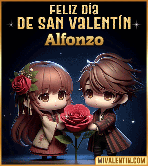 Imagen Gif feliz día de San Valentin Alfonzo