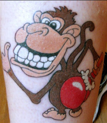 tattoo of monkey