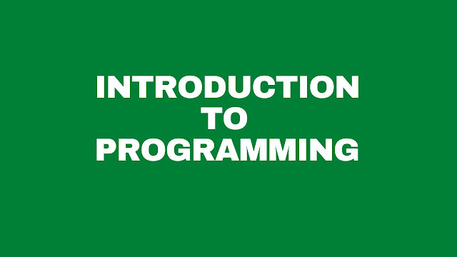 introduction to programming