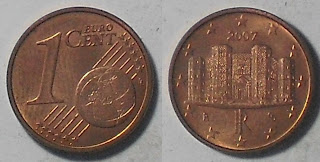 italy euro 1 cent 2007