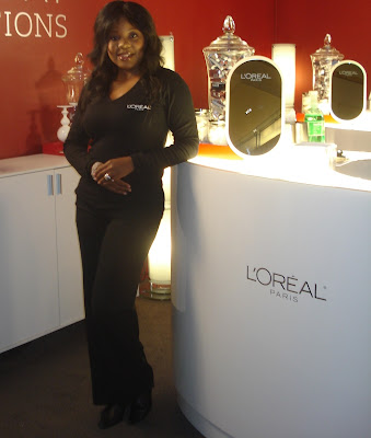 l'oreal makeup artist brandy gomez duplessis on l'oreal stage