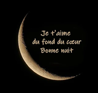 Souhait romantique de bonne nuit