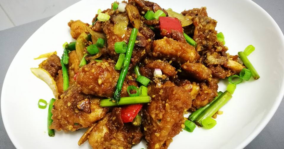 Resepi Ayam Masak Sos Tiram Bersama Asparagus