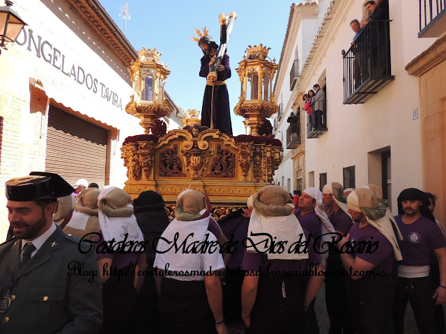 Mañana de Viernes Santo, El Nazareno camina por Villanueva de los Infantes. parte II