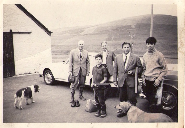 “The second pic we both love, it's my great grandfather and grandfather tweeding it up with a family friend and his two sons. Gabriella is obsessed with my grandparents fashion, she adores the clean cut looks of these eras and that everyone looked so damn smart. As kids we never understood why Papa was thinking we were little scruffs with our insanely long curly hair (yes both Gabs and me...embarrassing), dungarees and ridiculously bright tees but looking back we can see why. My grandfather wasn't a flashy guy, he knew fashion, he liked to look smart and we think he did it oh so well. I half wish we could go back to then and every guy was wandering around in suits with women in fabulous dresses on their arms” – Jordan and Gabriella, from Gabriella Vintage.