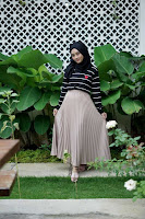 ANDHIMIND Carissa Pleated Skirt Mocca