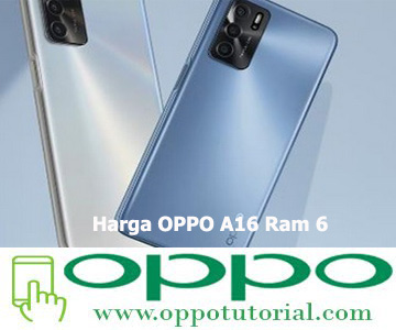 Harga OPPO A16 Ram 6