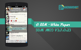 BBM A Style v.02 - BBM Mod Android Tampilan Simpel