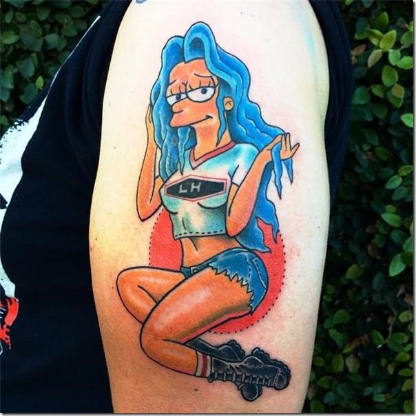 pin-up-contempornea-marge-simpson pin-up-contempornea-marge-simpson