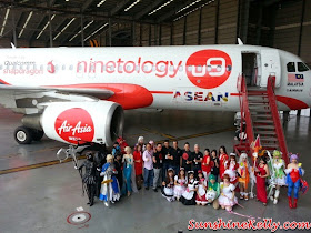 Ninetology Qualcomm AirAsia Aircraft Livery, ninetology aircraft, ninetology u9J1, so wow for all, cosplay, ninetology, airasia aircraft