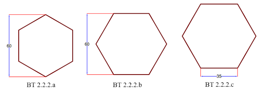 BÀI 2: VẼ HÌNH ĐA GIÁC ĐỀU – POLYGON TRONG AUTOCAD