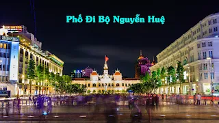 Phố đi bộ Nguyễn Huệ thành phố Hồ Chí Minh.