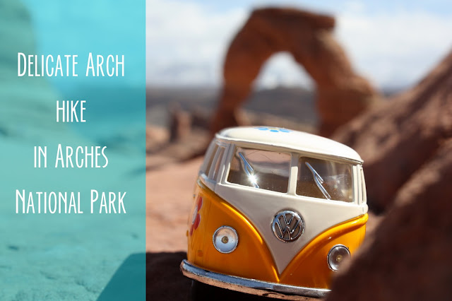 Title image: Delicate Arch hike in Arches National Park
