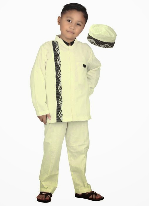 Model Terkini 26 Baju Muslim Anak Laki laki Warna Putih