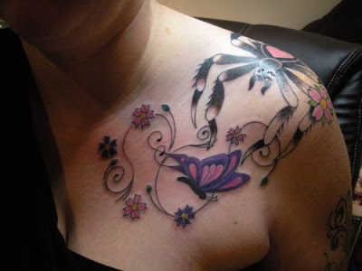 butterfly and spider tattoo designs. Label: butterfly and spider tattoo