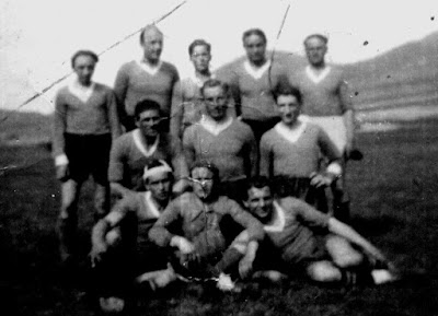 Az 1950-es évek csapata (köztük Hochvárt János, Burger Flórián, Hauser Márton, Tóth László)