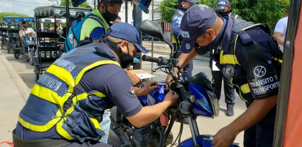 hoyennoticia.com, Realizan inventario de motocicletas en Fonseca