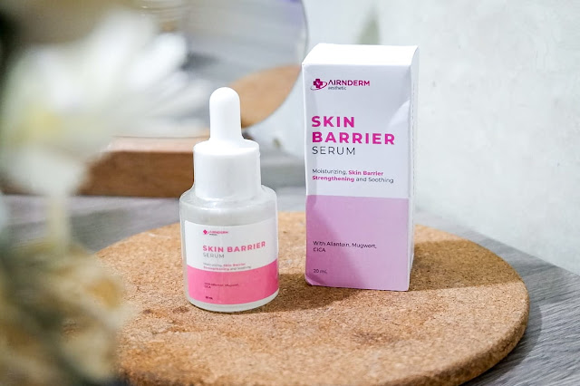 review airnderm aesthetic skin barrier serum