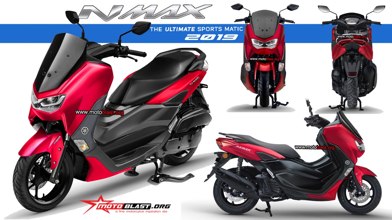 Penampakan Render Calon New Yamaha Nmax 155 2020 Yang Sudah Di