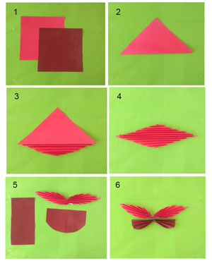 Cara  Membuat  Hiasan  Dinding  Kupu  Kupu  dari Kertas Origami