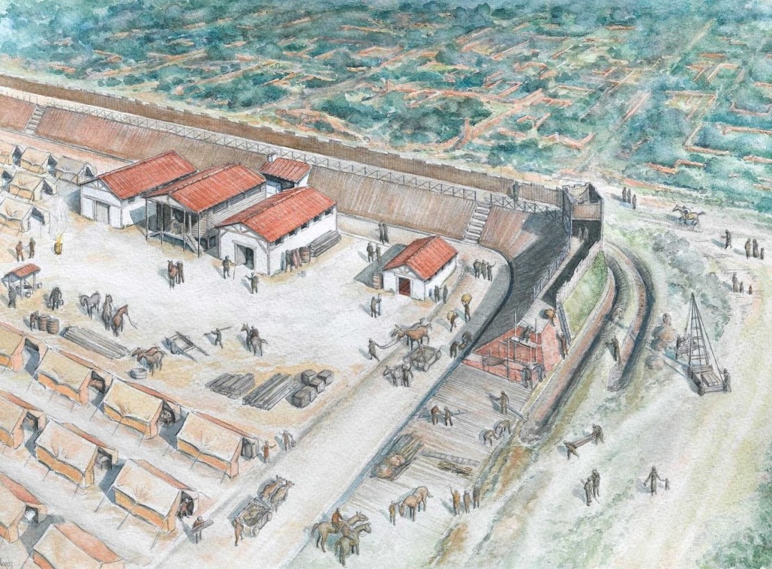Roman fort built in response to Boudicca’s revolt discovered in London