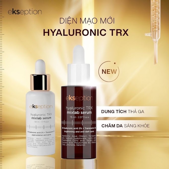 [ authentic_shoppp ] Serum sáng da, cải thiện sạm nám Ekseption Hyaluronic TRX mẫu mới 75ml