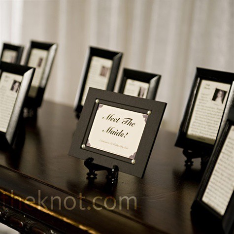 this idea that I saw on The Knot For this wedding the couple wanted their