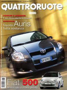 Quattroruote 618 - Aprile 2007 | ISSN 0035-5917 | TRUE PDF | Mensile | Motori | Prove su Strada | Automobili | Listino Prezzi
Quattroruote è una rivista mensile italiana di automobilismo, fondata dall'imprenditore marchigiano Gianni Mazzocchi nel febbraio 1956, con l'obiettivo di creare una rivista per il «guidatore medio», ben presto divenuta la più venduta in Italia nel suo genere. Negli anni ha esteso la sua diffusione, stringendo accordi con diverse testate internazionali, in nazioni quali Russia, Cina, Romania e nel 2007 in Inghilterra, inaugurando una partnership con Top Gear.